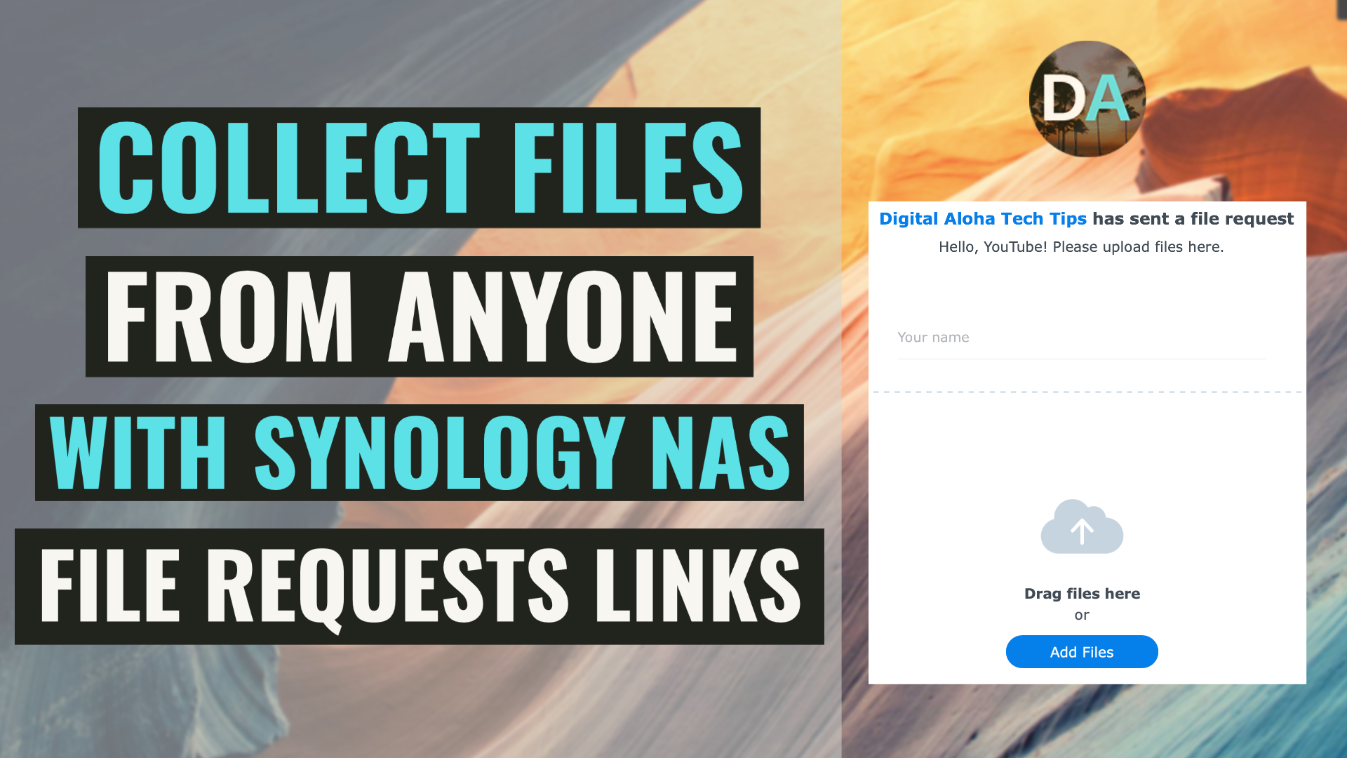 Setup File Request Links On Your Synology NAS To Collect Files From Anyone