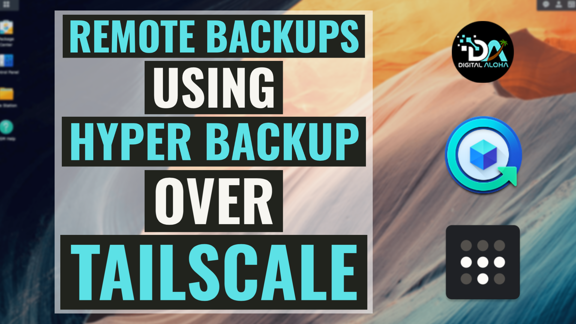 Backup Your Data To A Remote Synology NAS Using Hyper Backup And Tailscale